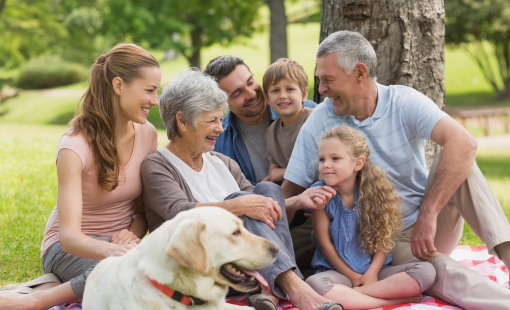 family with grandparents